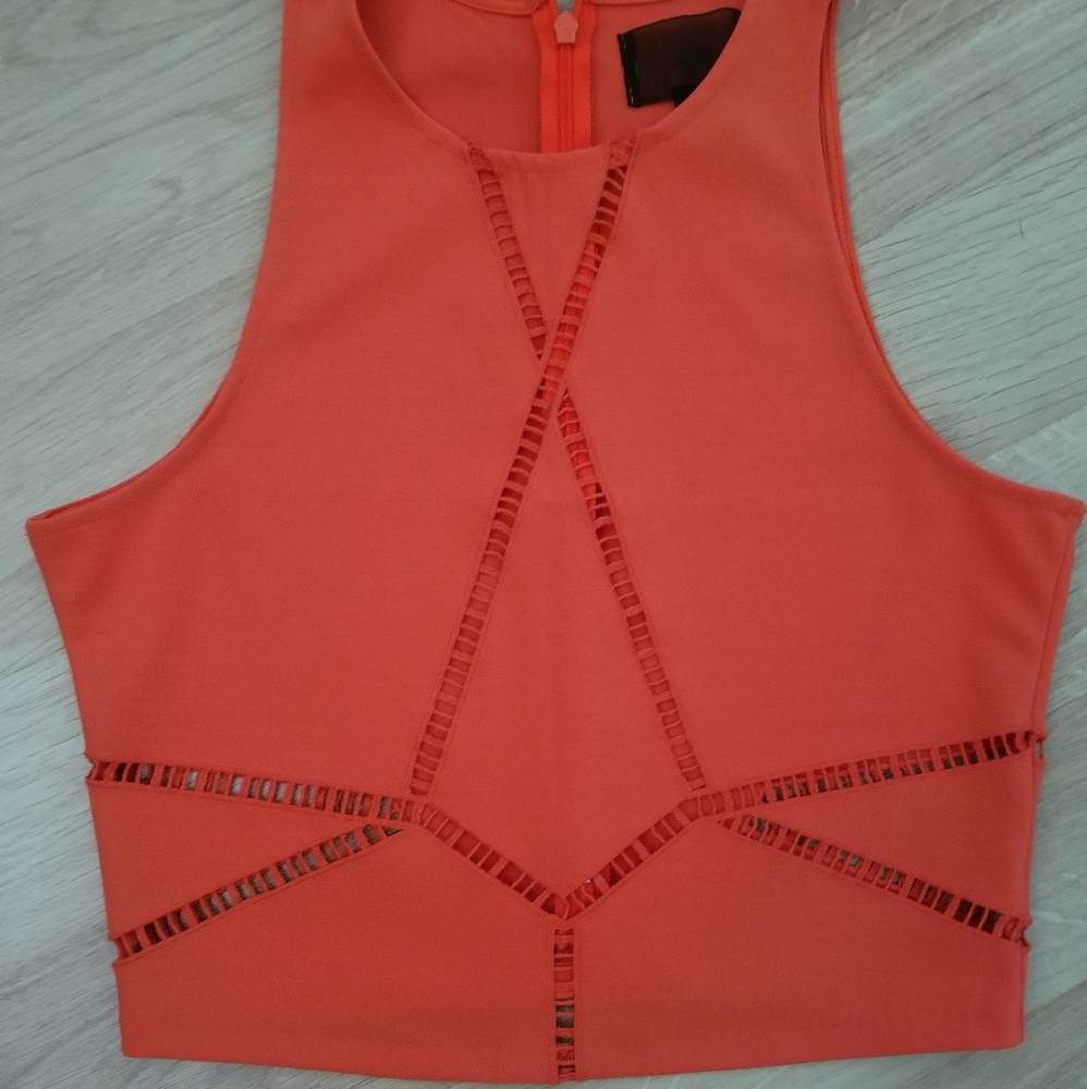 H&M Crop Top with Cut Outs